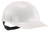 Skullerz 8951 Vented Hard Shell Bump Cap, Short Front Brim, One Size Fits Most (6.13 To 8), White