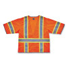Glowear 8346Z Class 3 Two-Tone Hi-Vis Surveyor Zipper Vest, Polyester, Small/Medium, Orange