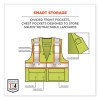 Glowear 8231Tv Class 2 Hi-Vis Tool Tethering Safety Vest, Polyester, 2X-Large/3X-Large, Lime