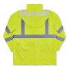 Glowear 8366 Class 3 Lightweight Hi-Vis Rain Jacket, Polyester, Medium, Lime