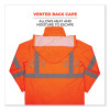 Glowear 8366 Class 3 Lightweight Hi-Vis Rain Jacket, Polyester, 3X-Large, Orange