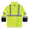 Glowear 8365Bk Class 3 Hi-Vis Rain Jacket Black Bottom, Large, Lime