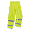 Glowear 8916 Class E Lightweight Hi-Vis Rain Pants, Small, Lime