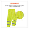 Glowear 8916 Class E Lightweight Hi-Vis Rain Pants, Small, Lime