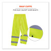 Glowear 8916 Class E Lightweight Hi-Vis Rain Pants, X-Large, Lime
