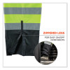Glowear 8915Bk Class E Hi-Vis Rain Pants Black Bottom, 4X-Large, Lime