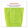 Glowear 8915Bk Class E Hi-Vis Rain Pants Black Bottom, 4X-Large, Lime