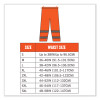 Glowear 8916 Class E Lightweight Hi-Vis Rain Pants, 2X-Large, Orange