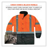 Glowear 8384 Class 3 Hi-Vis Quilted Thermal Parka, 5X-Large, Orange