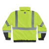 Glowear 8381 Class 3 Hi-Vis 4-In-1 Quilted Bomber Jacket, Lime, Small