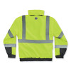 Glowear 8381 Class 3 Hi-Vis 4-In-1 Quilted Bomber Jacket, Lime, 4X-Large
