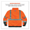 Glowear 8377 Class 3 Hi-Vis Quilted Bomber Jacket, Orange, 5X-Large