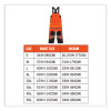 Glowear 8928 Class E Hi-Vis Insulated Bibs, X-Large, Orange