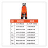 Glowear 8928 Class E Hi-Vis Insulated Bibs, 4X-Large, Orange