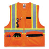 Glowear 8235Zx Class 2 Two-Tone X-Back Vest, Polyester, 2X-Large/3X-Large, Orange