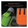 Glowear 8006 Hi-Vis Hard Hat Neck Shade, 12.25 x 10.5, Orange