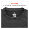 N-Ferno 6435 Midweight Long Sleeve Base Layer Shirt, Large, Black