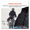 N-Ferno 6467 Winter Work Jacket With 300D Polyester Shell, 4X-Large, Black