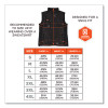 N-Ferno 6495 Rechargeable Heated Vest With Battery Power Bank, Fleece/Polyester, Large, Black