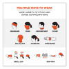 Chill-Its 6487 Cooling Performance Knit Multi-Band, Polyester/Spandex, One Size Fits Most, Hi-Vis Orange