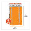 Chill-Its 6487R Reflective Cooling Multi-Band, Polyester/Spandex, One Size Fits Most, Hi-Vis Orange