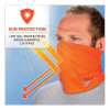 Chill-Its 6489 2-Layer Cooling Performance Knit Multi-Band, Polyester/Spandex, Large/X-Large, Hi-Vis Orange