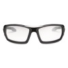 Skullerz Odin Safety Glasses, Matte Black Full Frame, Clear Dual Lens