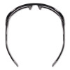 Skullerz Odin Safety Glasses, Matte Black Full Frame, Clear Dual Lens