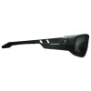 Skullerz Odin Anti-Scratch Enhanced Anti-Fog Safety Glasses, Matte Black Full Frame, Smoke Dual Lens