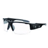 Skullerz Dagr Anti-Scratch Enhanced Anti-Fog Safety Glasses, Matte Black Half Frame, Clear Dual Lens