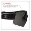 Skullerz Dagr Safety Glasses, Black Half Frame, Polarized Smoke Single Lens