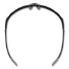 Skullerz Dagr Safety Glasses, Black Half Frame, Mirrored Silver Single Lens
