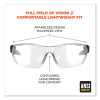 Skullerz Vali Frameless Safety Glasses, Frameless, Clear Single Lens