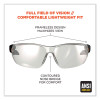 Skullerz Vali Frameless Safety Glasses, Black Nylon Impact Frame, Indoor/Outdoor Polycarbonate Lens