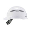 Skullerz 8972 Class C Hard Hat Cap Style, Vented, 4-Point Standard Ratchet Suspension, One Size Fits Most (6.5 To 8), White