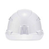 Skullerz 8972 Class C Hard Hat Cap Style, Vented, 4-Point Standard Ratchet Suspension, One Size Fits Most (6.5 To 8), White