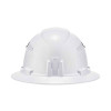 Skullerz 8973 Class C Hard Hat Full Brim, Vented, 4-Point Standard Ratchet Suspension, One Size Fits Most (6.5 To 8), White