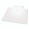 Everlife Chair Mat For Extra-High/Plush Pile Carpeted Floors, Rectangular With Lip, 36" x 48", Clear