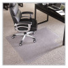 Everlife Chair Mat For Extra-High/Plush Pile Carpeted Floors, Rectangular With Lip, 36" x 48", Clear
