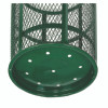 Steel Mesh Corrosion Resistant Trash Can, 48 Gal, Green