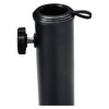 Umbrella Base, Round, Concrete, 33 Lb Capacity, 18 x 18 x 13.5, Black