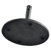 Umbrella Base, Round, Concrete, 33 Lb Capacity, 18 x 18 x 13.5, Black