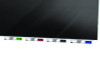 Aria Low-Profile Frameless Magnetic Glassboard, 60" x 36", Black Surface