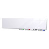 Aria Low-Profile Frameless Magnetic Glassboard, 60" x 36", White Surface