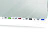 Aria Low-Profile Frameless Magnetic Glassboard, 120" x 48", Gray Surface