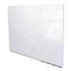 Aria Low-Profile Frameless Magnetic Glassboard, 120" x 48", White Surface