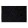Aluminum-Frame Recycled Rubber Bulletin Boards, 144.5" x 48.5", Confetti Surface, Satin Aluminum Frame