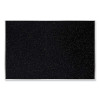 Aluminum-Frame Recycled Rubber Bulletin Boards, 72.5" x 48.5", Confetti Surface, Satin Aluminum Frame