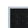 Recycled Bulletin Board, 87.91 x 48.5, Tan Speckled Surface, Satin Aluminum Frame