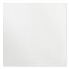 Coda Low Profile Circular Non-Magnetic Glassboard, 24" x 24", White Surface